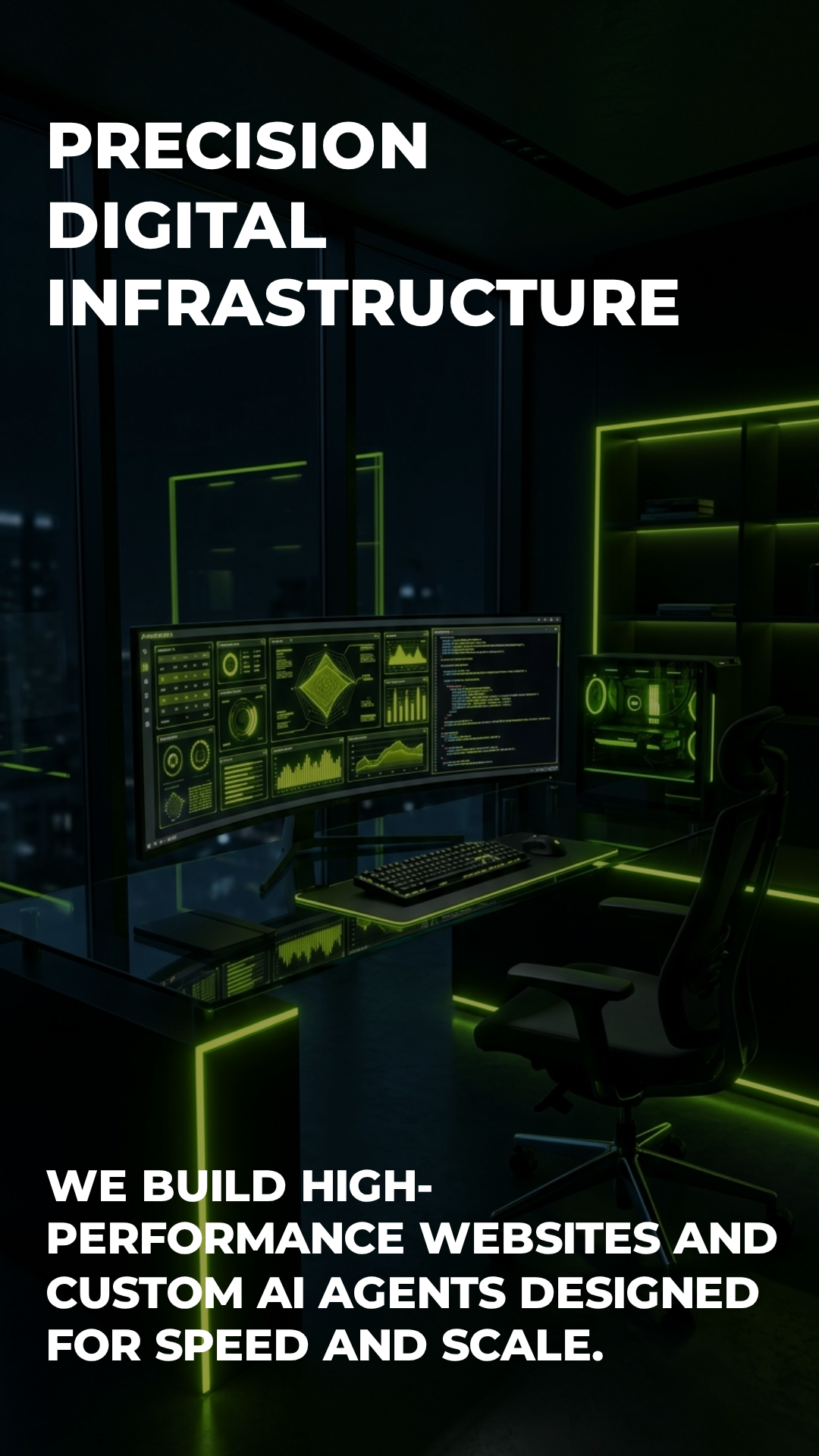 Peak Digital workstation with performance dashboards